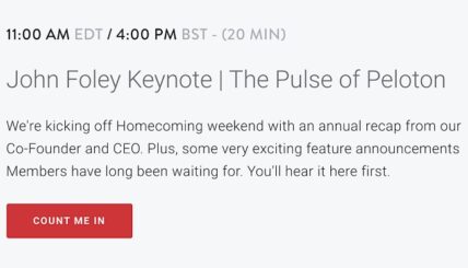 Peloton-Homecoming-2021-news