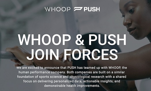 Velocity-based Training Coaching Solution PUSH Acquired by WHOOP -  Athletech News