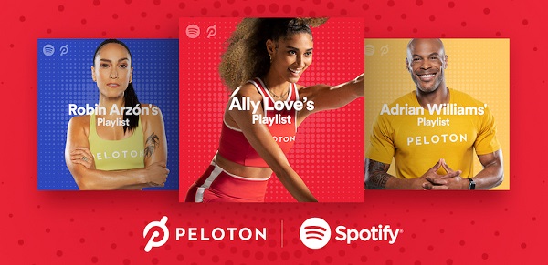 Spotify and Peloton partnership news