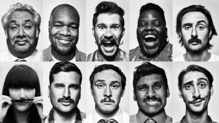 Men with moustaches