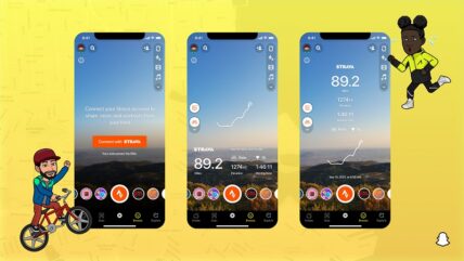 Snap and Strava's Activity Lens at work