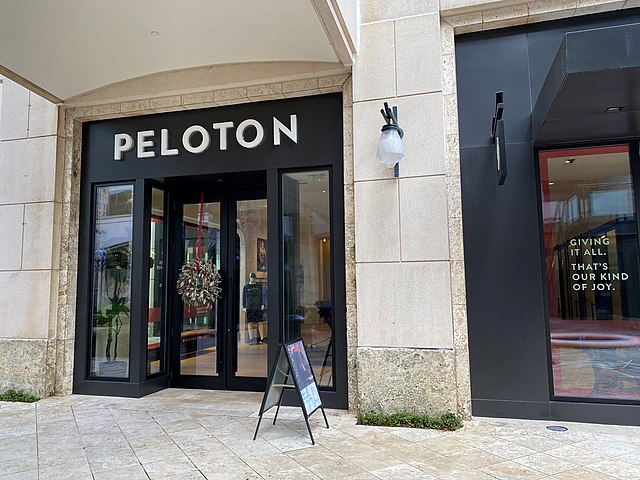 Peloton store front