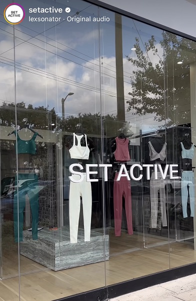 Set Active store front