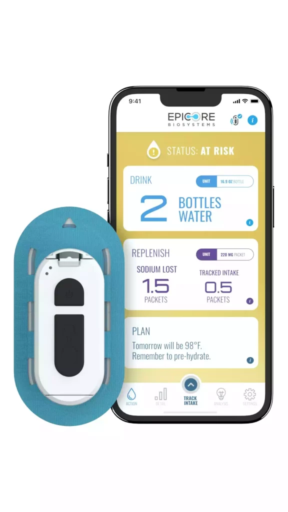 Epicore Biosystems hydration patch showcased at CES 2023