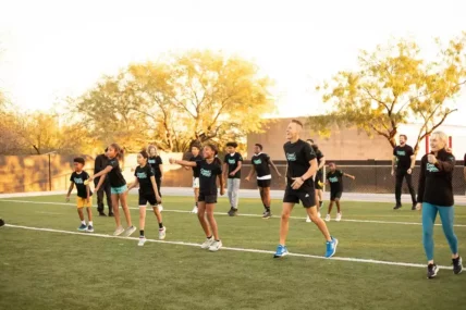 Students at the Exos & Wellness in the Schools program Coach for Good