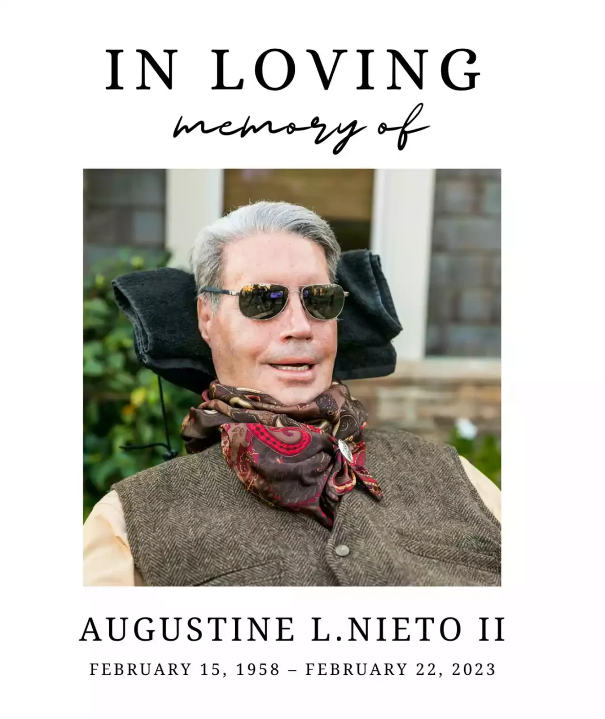 Augie Nieto smiling