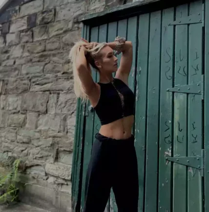 Leah Van Dale posing for camera