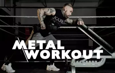 Man at Metal Workout