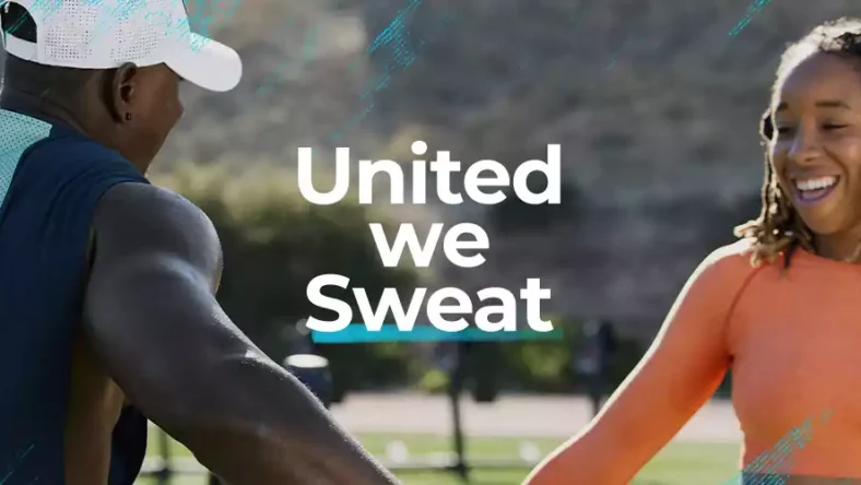 A man and a woman shaking hands