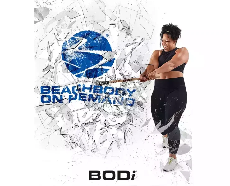 Graphic for Beachbody rebranding to BODi
