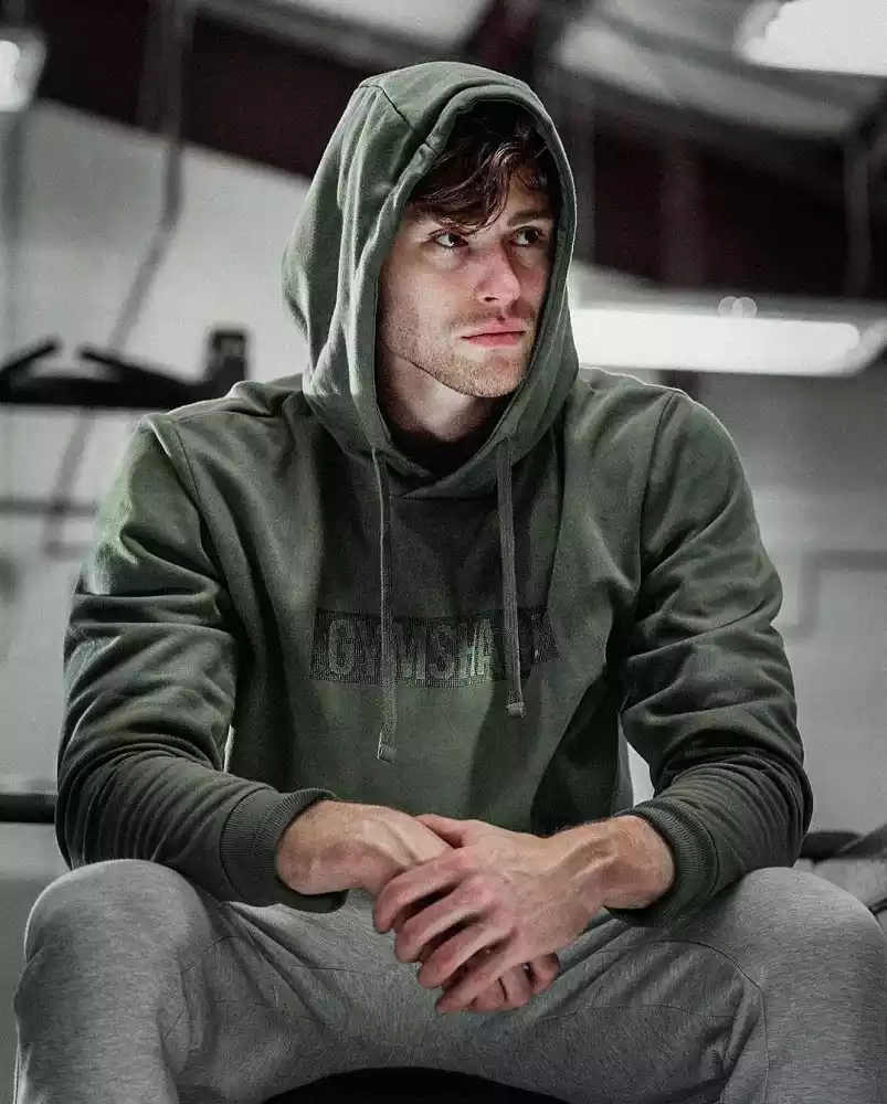 Gymshark on X: Can't beat a classic. David Laid workout ready in the Ark  Zip hoodie. It's timeless appeal makes it great for wearing in or out of  the gym.   /