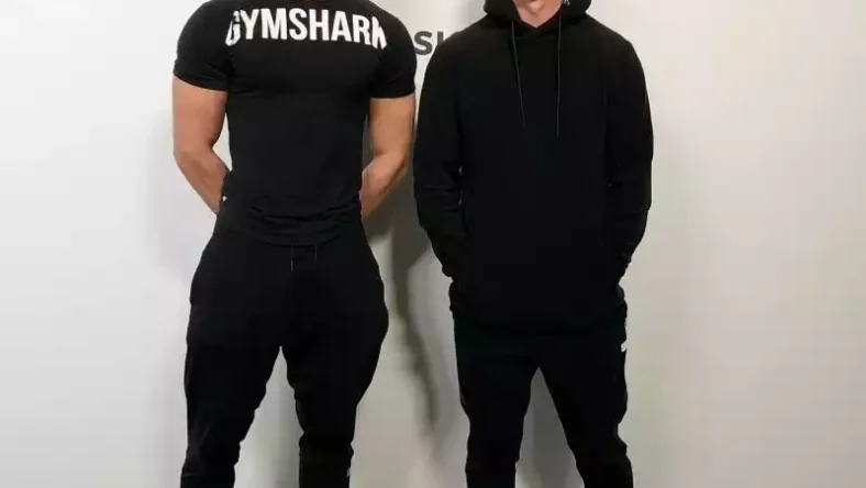 David Laid & Gymshark founder-CEO Ben Francis standing together