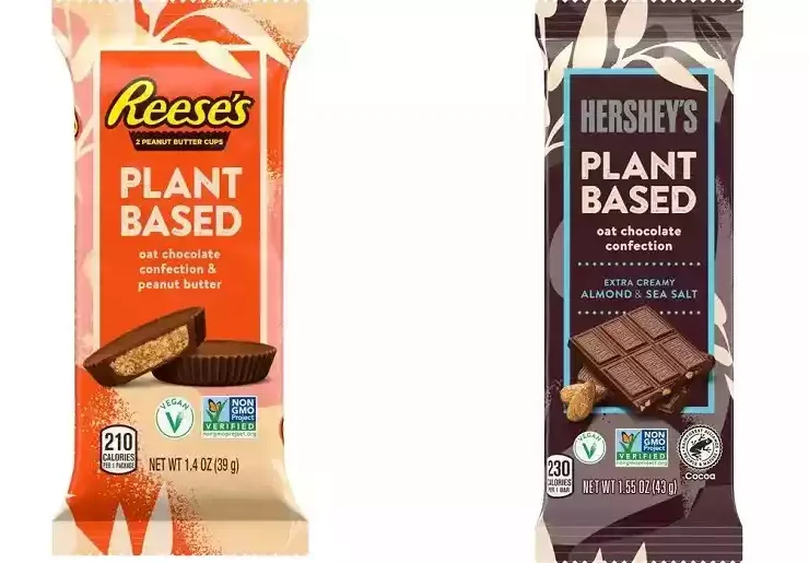 Hershey and Reese Plant Based offerings