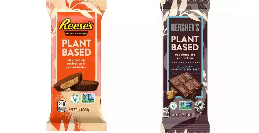 Hershey and Reese Plant Based offerings