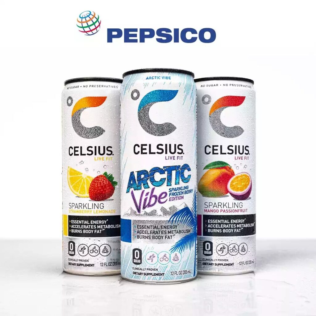 Celsius drink cans