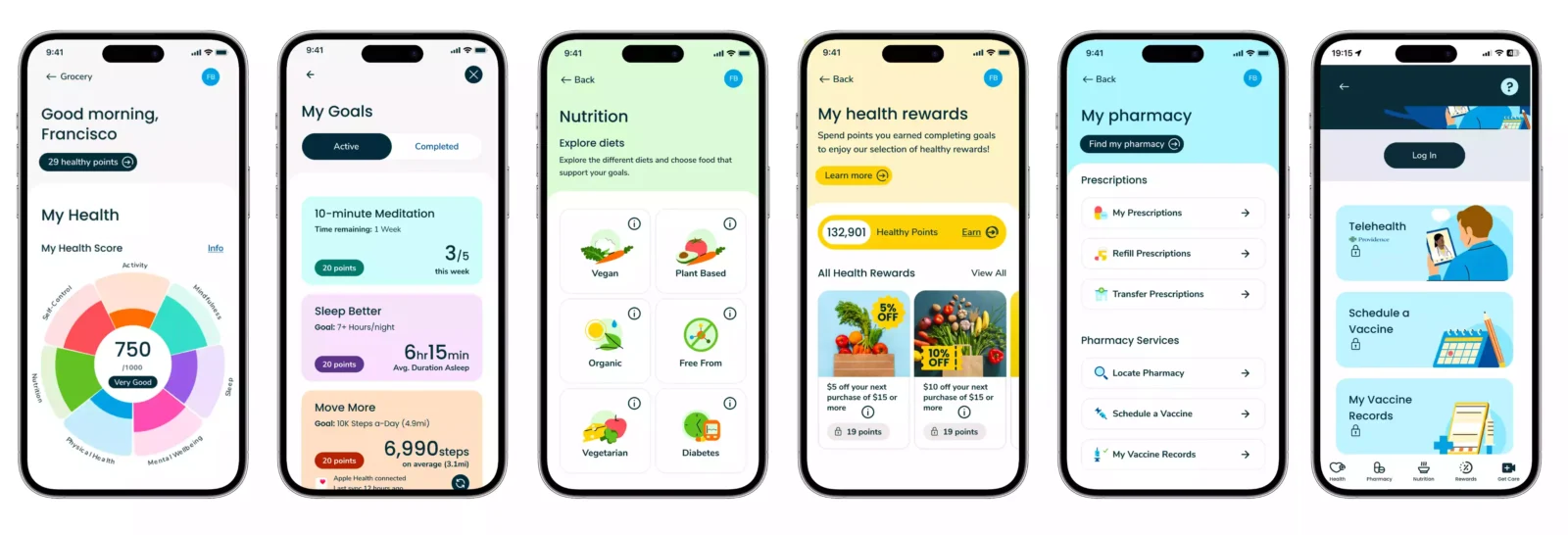 Sincerely Health app screenshots