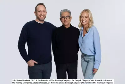 Dr. Deepak Chopra with The Healing Company founders