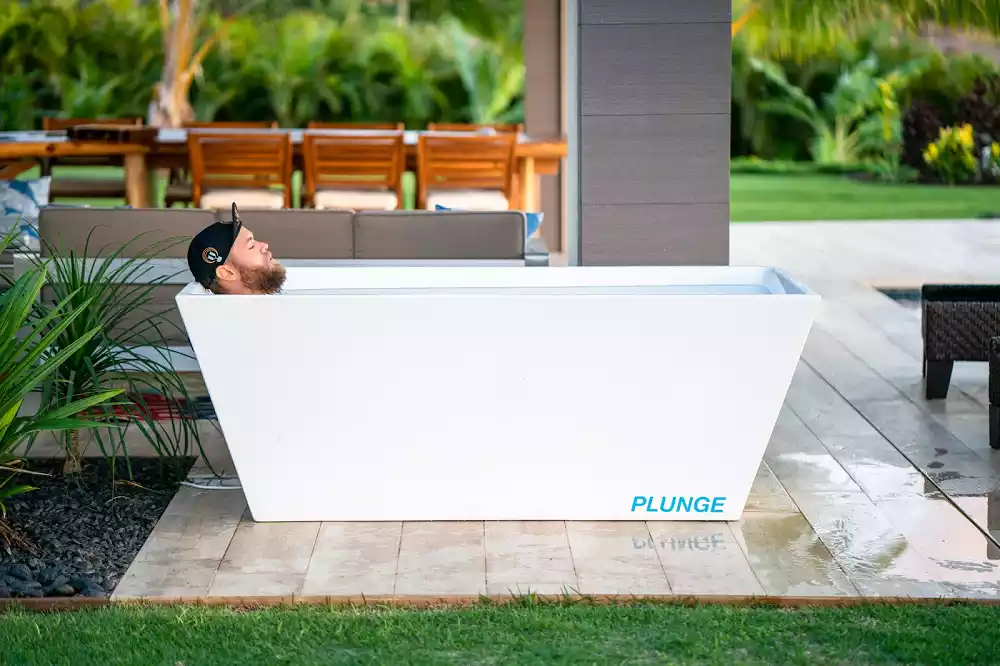 Man in the Plunge tub
