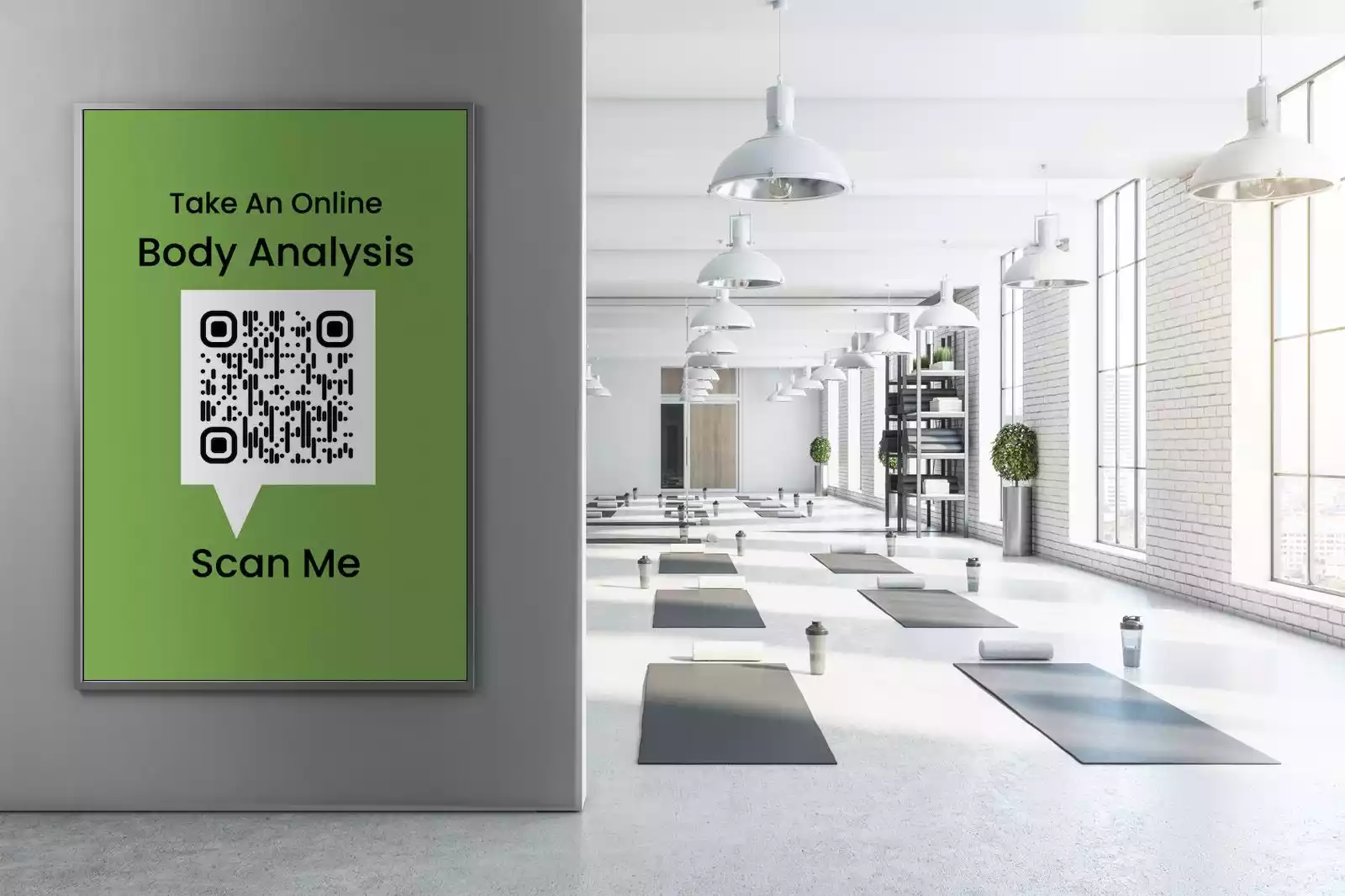 bodQR code to be scanned for comprehensive view of fitness members & business