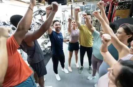 People at an Exos program