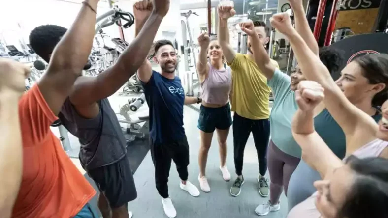 People at an Exos program