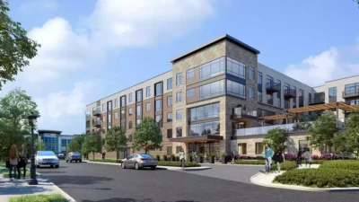 Life Time Burlington, MA Luxury Living rendering