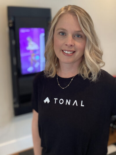 An image of Krystal Zell, now the former CEO of Tonal.