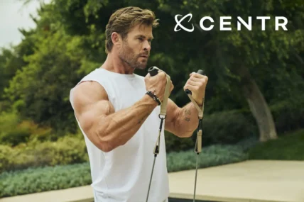 Chris Hemsworth works out in a Centr ad