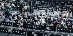 aerial view of hyrox event