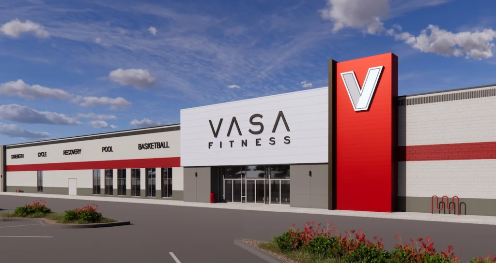 Vasa Fitness gym rendering in Omaha, Nebraska