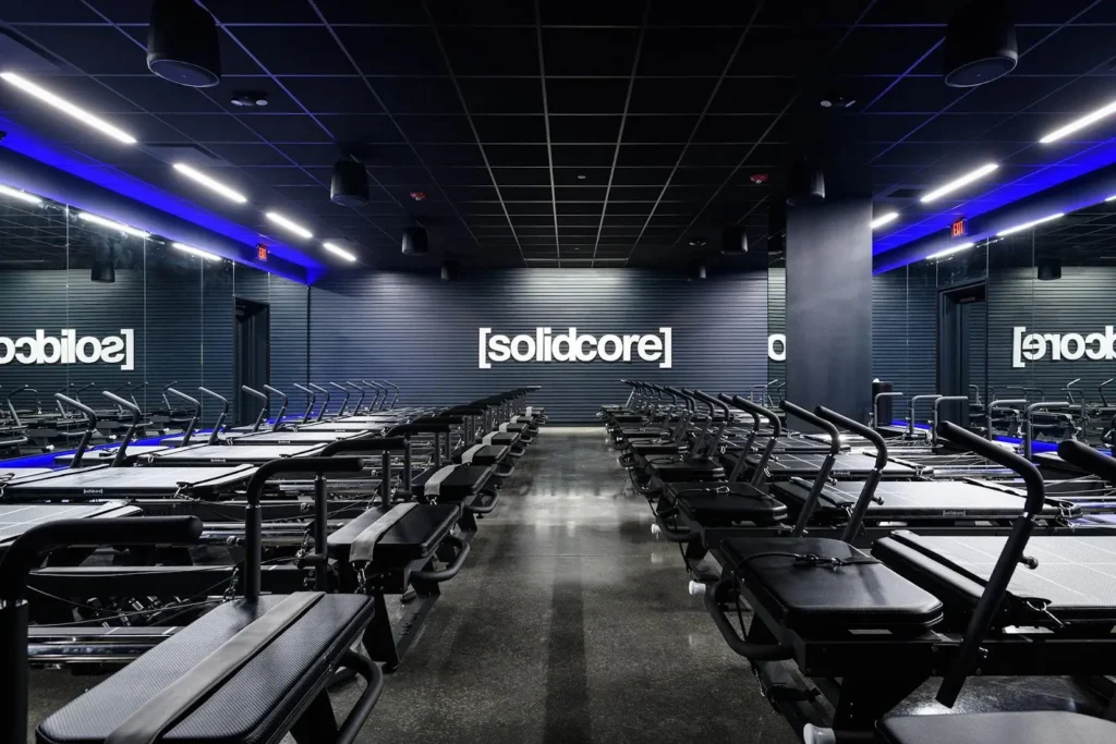 interior of a Solidcore studio 