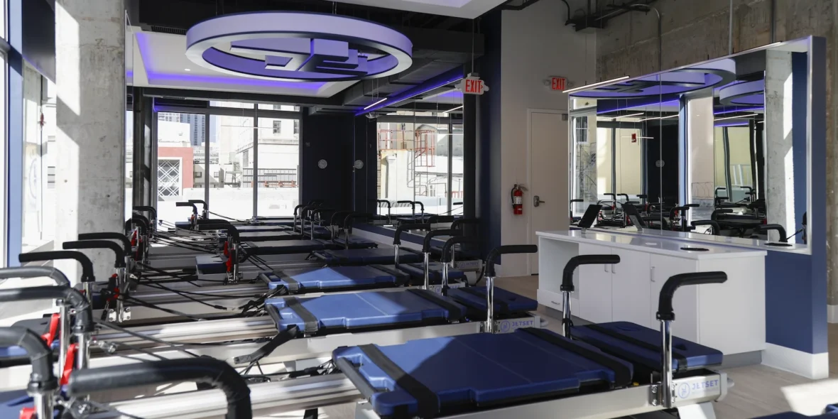 an interior image of a JetSet Pilate studio