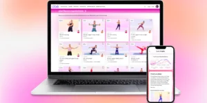 Obe Fitness interface