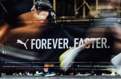 Puma sign at a Hyrox event