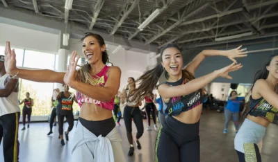Zumba dance fitness class