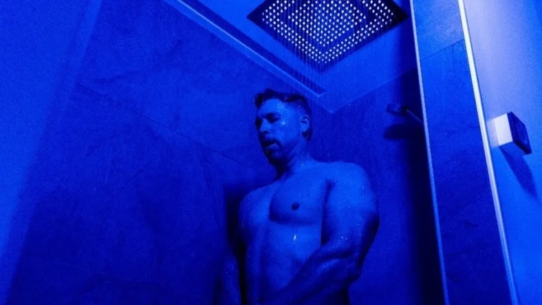 The SnoShower at Perspire Sauna Studio.