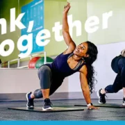 man and woman exercising at Blink fitness