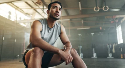 man with sharp jawline