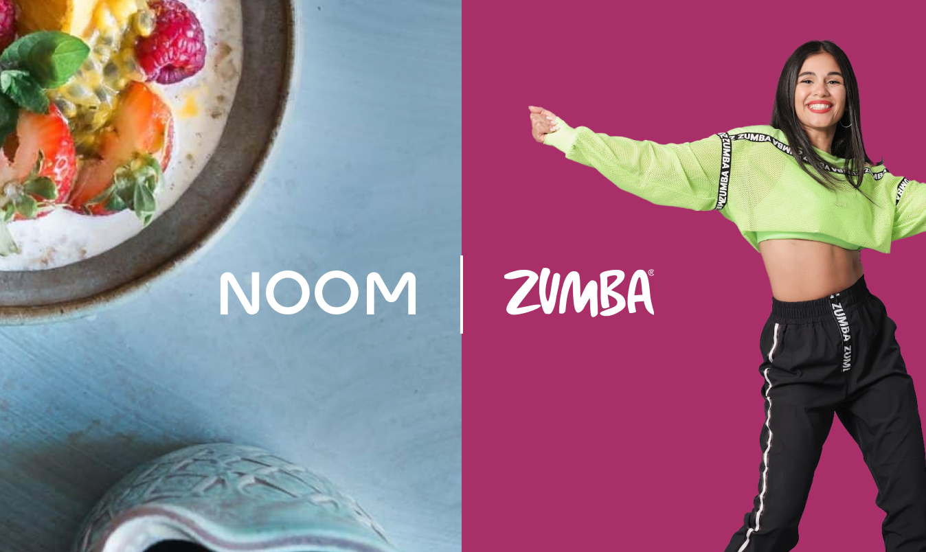 Zumba Noom partnership banner