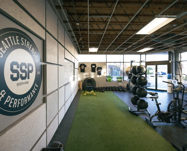 interior of Seattle Strength & Performance gym