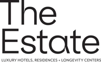 a text-based logo for The Estate