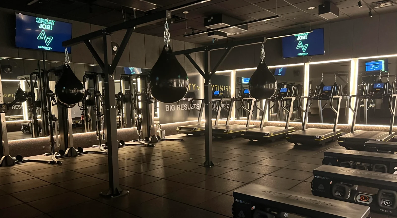 An image of one of the gyms of Infinity, Beyond Fitness