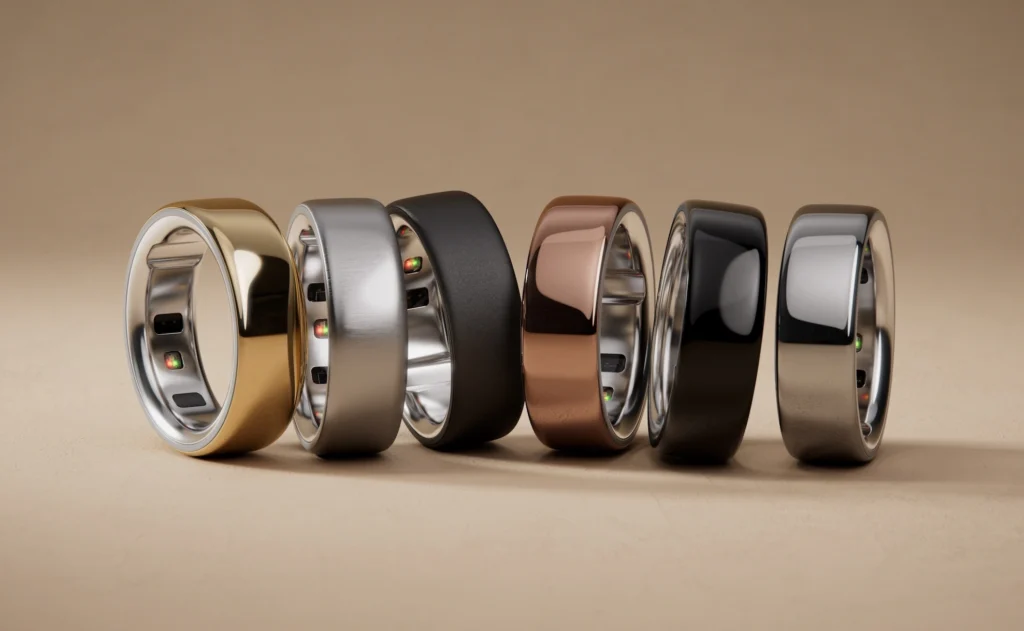 Oura Ring 4 in various colors