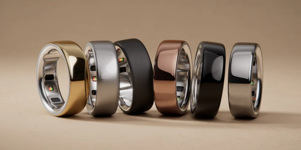 Oura Ring 4 in various colors