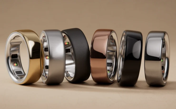 Oura Ring 4 in various colors