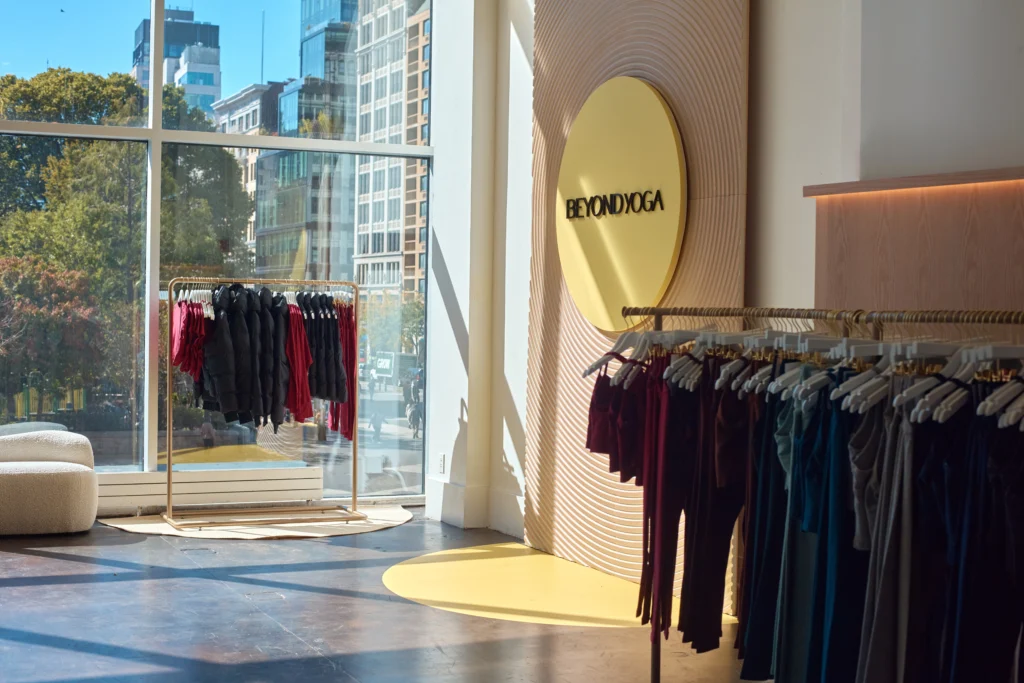 Beyond Yoga apparel in NYC