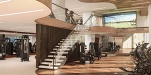 modern fitness facility