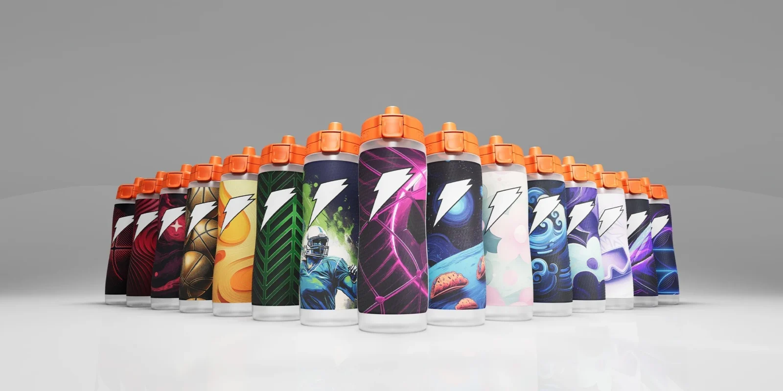 an image of Gatorade AI bottles