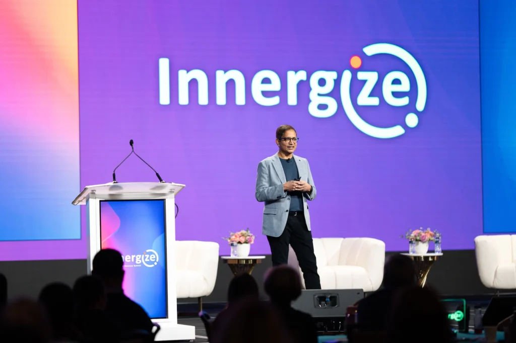 Zenoti CEO Sudheer Koneru at the 2024 Innergize conference 