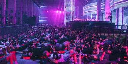 an image of the Les Mills fitness rave in Berlin